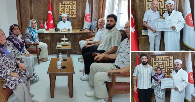Beyşehir’de ihtida merasimi: İki Norveç vatandaşı Müslüman oldu Aktüel Haberleri
