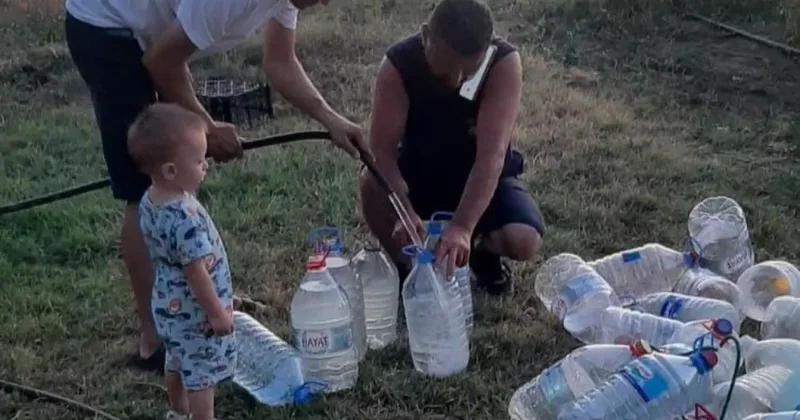 Tekirdağ da kriz derinleşiyor: Bidonlarla sıraya girdiler, yazlıkçılar şehri terk etti