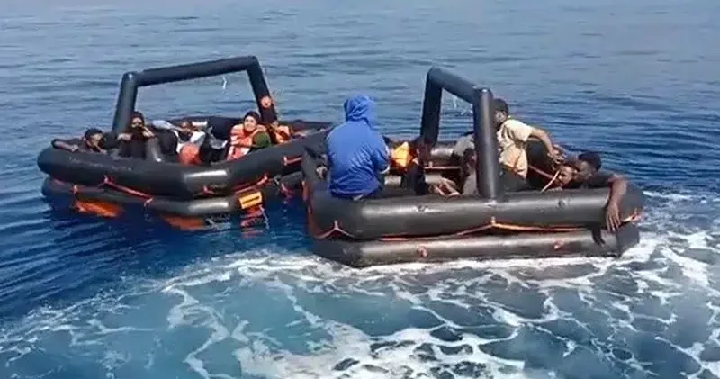Çanakkale de Yunan unsurlarının geri ittiği 19 kaçak göçmen kurtarıldı
