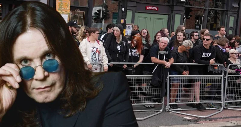 Ozzy Osbourne e veda: Sokaklar doldu taştı