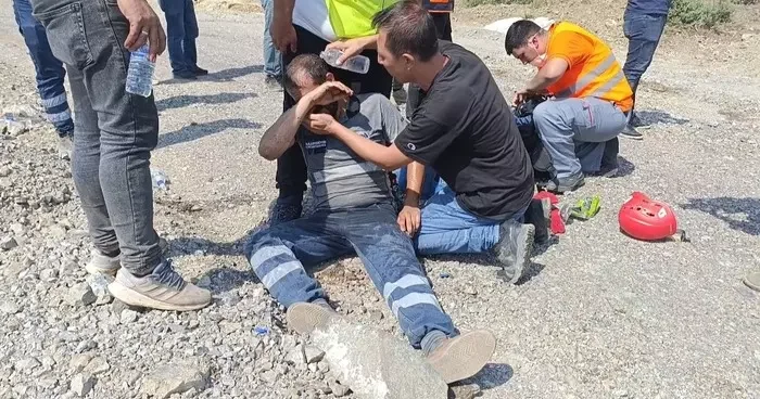 Yangına müdahale eden belediye işçisi baygınlık geçirdi, ayıldığında hayvanlar için gözyaşı döktü