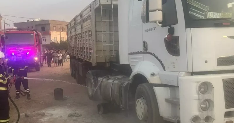 TIR ın yakıt deposu patladı! 10 yaşındaki Berat hayatını kaybetti!