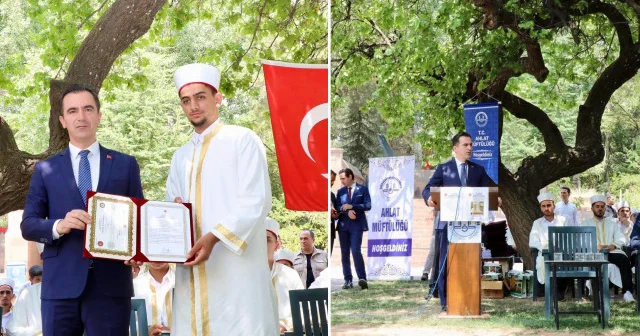 Bitlis te 83 hafız için icazet töreni yapıldı Bitlis Haberleri