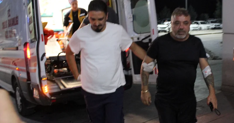 Aksaray da yan baktın tartışması kanlı bitti