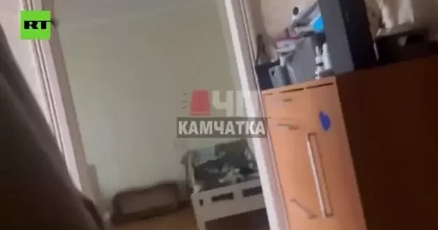 Depreme ait en net görüntüler! 8.8 lik deprem Rusya yı vurdu