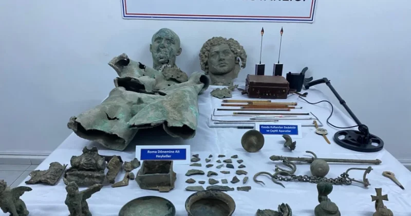 Bayburt’ta nefes kesen operasyon: Yüzden fazla tarihi eser ele geçirildi Sözcü Gazetesi