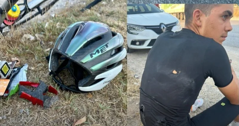 Milli sporcuya servis aracı çarptı Son dakika haberleri