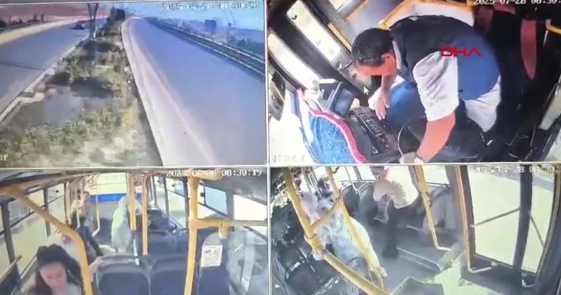 Adres Gaziantep: Kalp krizi geçiren otobüsün şoförü hayatını kaybetti, kazayı yolcu önledi