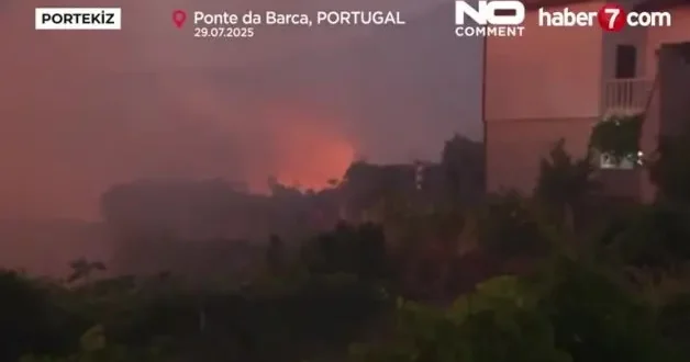Portekiz ve İspanya da başlayan yangın kontrol altına alınamıyor!