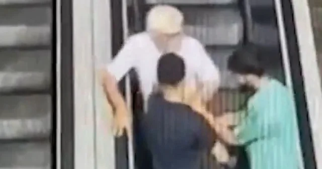 Taksim de yaşlı adama sokak ortasında hain saldırı: Gaspçılar tutuklandı VİDEO İZLE