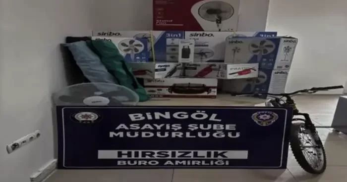 Bingöl’de çaldığı ürünleri internet üzerinden satan şüpheli tutuklandı