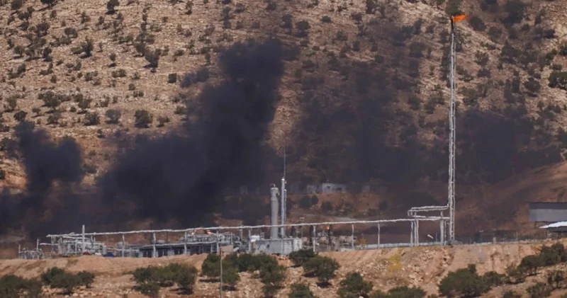 Bomba yüklü İHA köye düştü