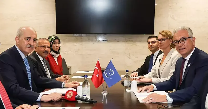 TBMM Başkanı Kurtulmuş, AKPM Başkanı Rousopoulos ile görüştü