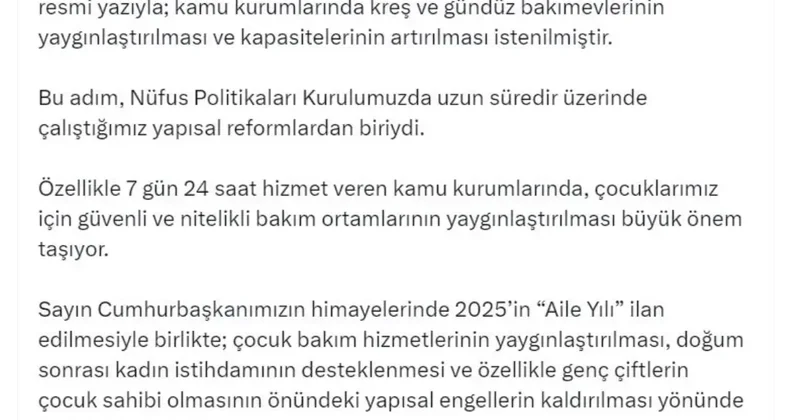 Kamu Kreşleri Yaygınlaşıyor