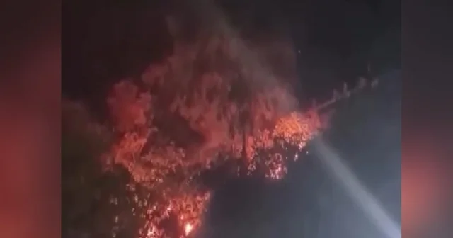 Bursa da havai fişek yangına yol açtı; 1 kişi tutuklandı Bursa Haberleri