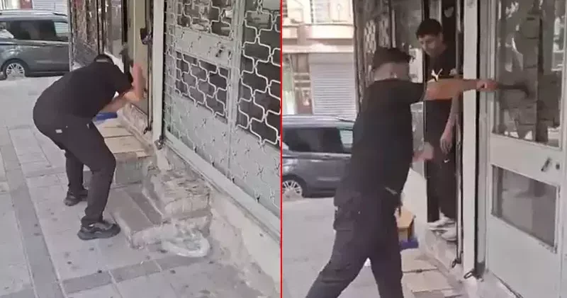 Bağcılar da kaybolan telefonunu sinyalinden takip ederek buldu; iş yerinin camını kırarak telefonu aldı
