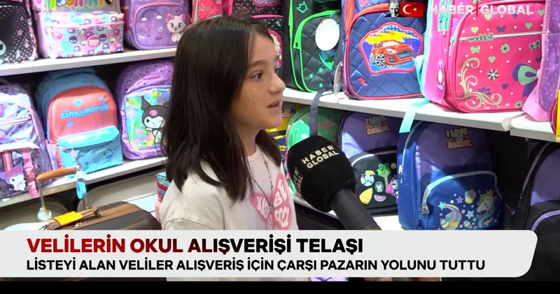 Velilerin okul telaşı başladı, listeyi alan kırtasiyeye koştu