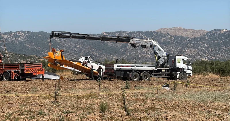 Muğla da kaza kırıma uğrayan uçak, Ankara ya götürülecek Sözcü Gazetesi