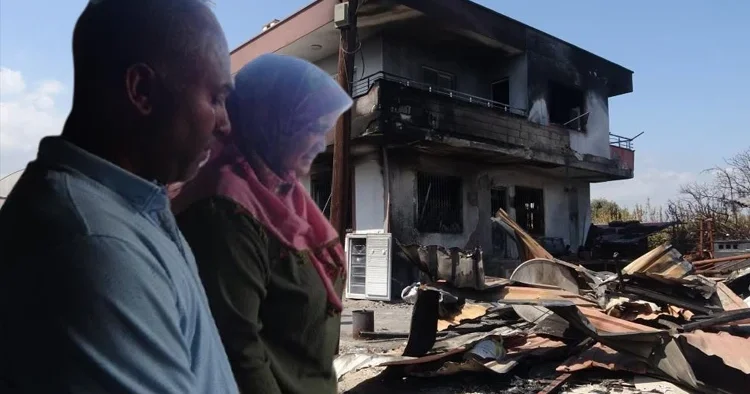 25 yıllık emekleri küle döndü! Kundakçı komşu çıktı