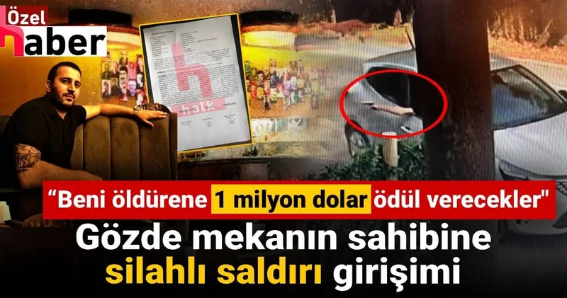 Çiçek Bar’ın sahibi Sezai Gülmez’e silahlı saldırımı girişimi