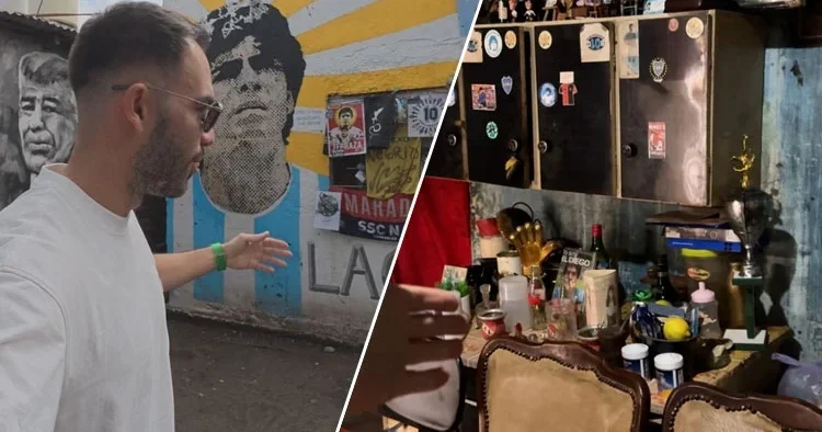 Kuralsız Sokaklar Maradona nın evinde