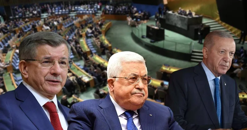 Davutoğlu ndan Erdoğan a Mahmut Abbas çağrısı