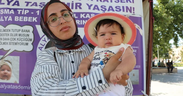 SMA lı Alya nın annesi: Bebeğimi yaşatmak istiyorum Kayseri Haberleri
