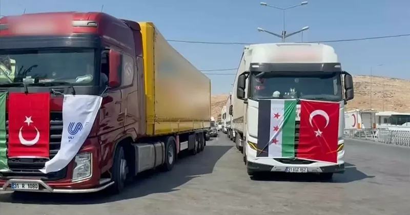 Türk tırları 14 yıl aradan sonra Suriye ye doğrudan taşımacılığa başladı