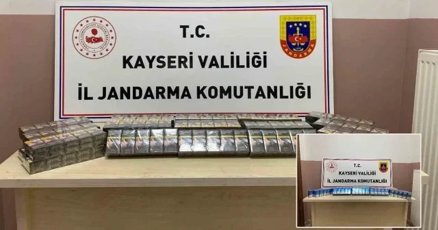 Kayseri’de 3 tırda 770 paket kaçak sigara bulundu Kayseri Haberleri