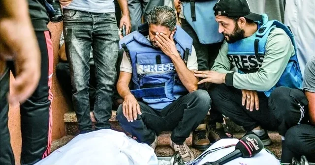 Gazze de gazeteci demek şehit demek Ortadoğu Haberleri