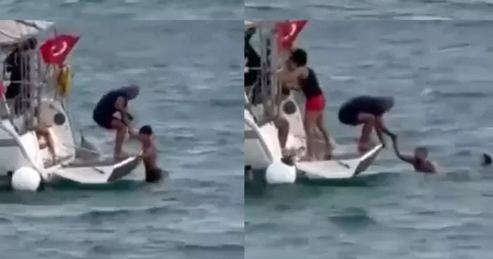 Mersin de 6 kişinin içinde olduğu tekne alabora oldu