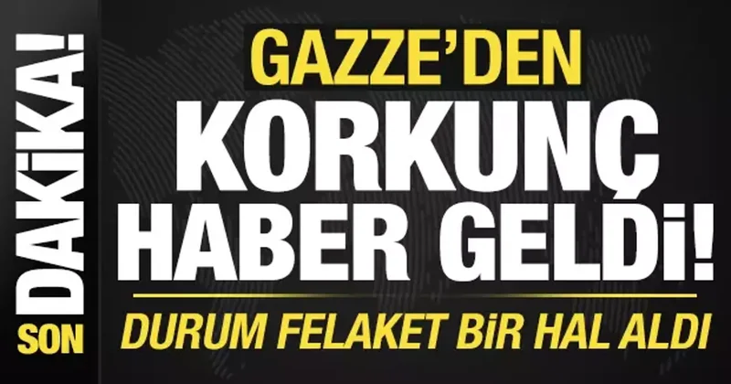 Son dakika: Filistin den korkunç haber geldi! Durum felaket bir hal aldı...