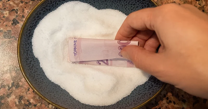 Parayı tuza batırmanın bambaşka bir etkisi varmış! Büyüklerimiz hep yapardı Sözcü Gazetesi