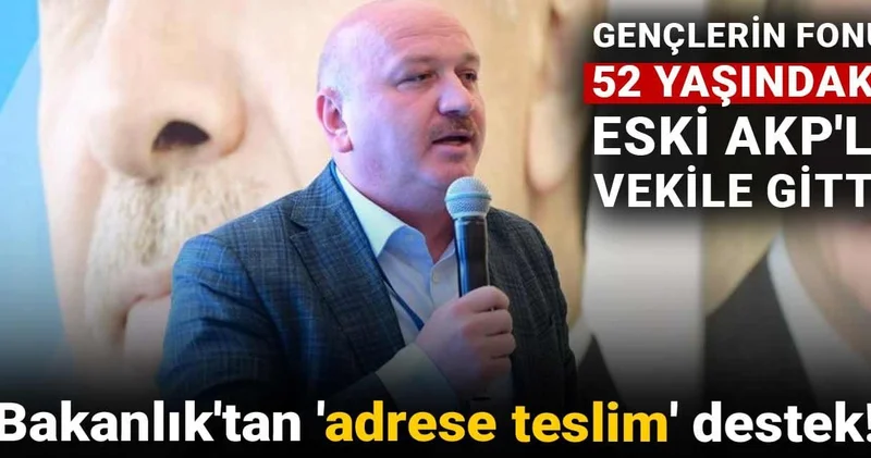 Bakanlık tan adrese teslim destek! Gençlerin fonu 52 yaşındaki eski AKP li vekile gitti
