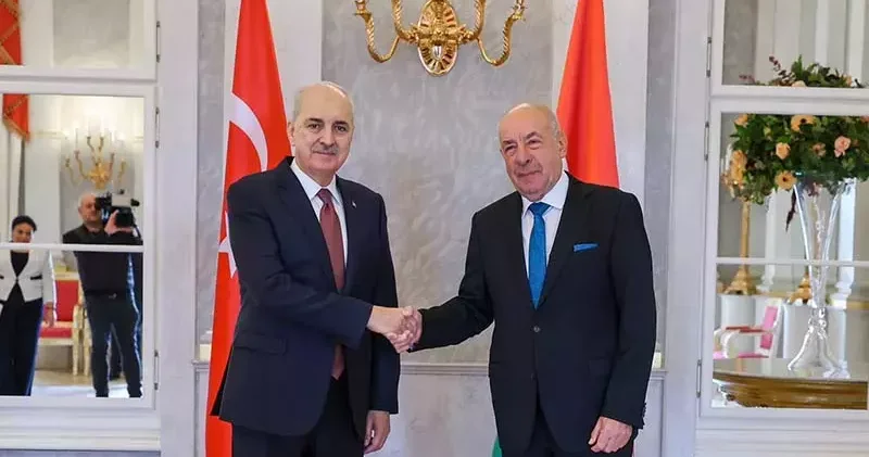 TBMM Başkanı Kurtulmuş, Macaristan Cumhurbaşkanı Sulyok tarafından kabul edildi