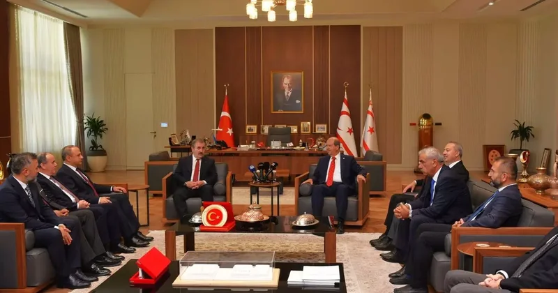 Ersin Tatar, BBP Genel Başkanı Destici yi kabul etti
