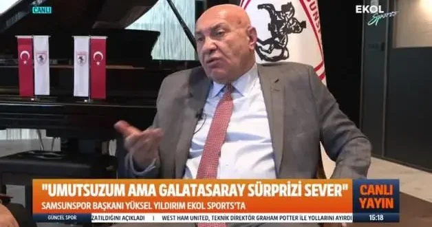 Yüksel Yıldırım dan Fenerbahçe için flas sözler! Adını duyunca eyvah dedim