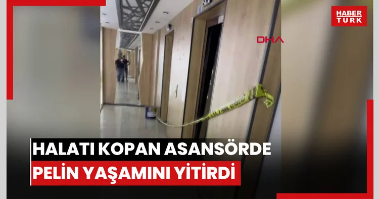 Halatı kopup zemine çakılan asansörün kabinindeki Pelin hayatını kaybetti