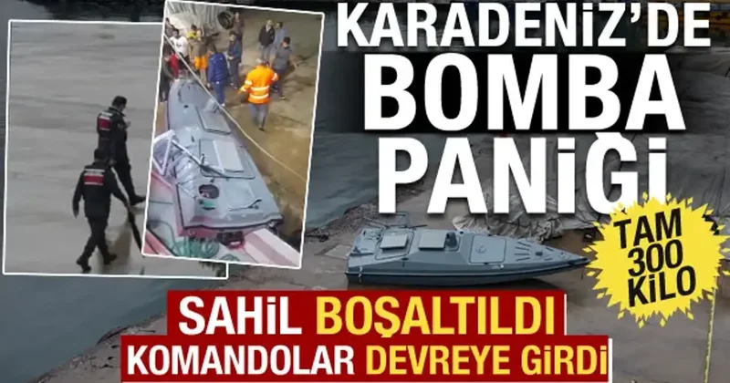 Karadeniz de patlayıcı madde paniği! Balıkçılar buldu, SAS komandoları harekete geçti
