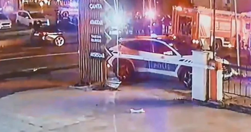 İstanbul da feci kaza! Polis aracıyla hafif ticari araç çarpıştı: 1 ölü, 2 si polis 4 yaralı