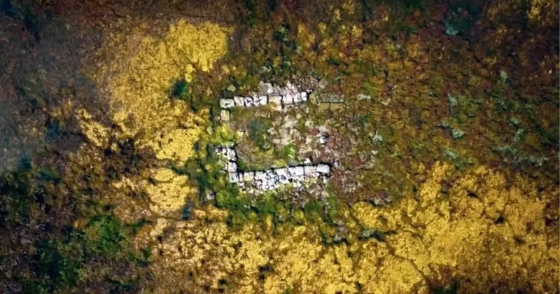 Sapanca Gölü nde sular çekildi, tarih ortaya çıktı