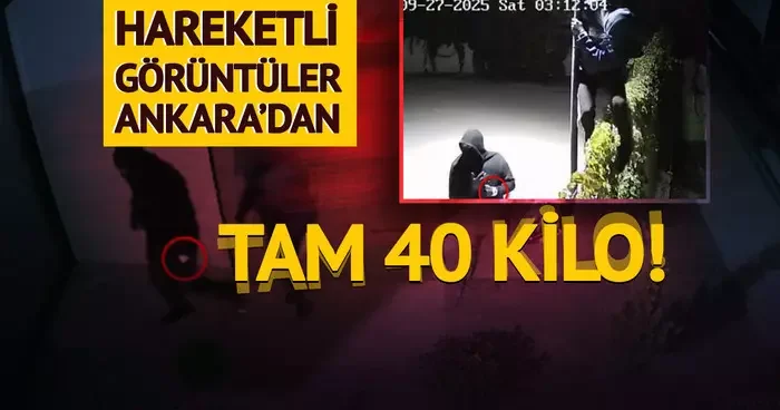 Maskeli villa soyguncuları yakayı ele verdi! Ankara daki hırsızlık kameraya yansıdı: 40 kiloluk çelik kasa...