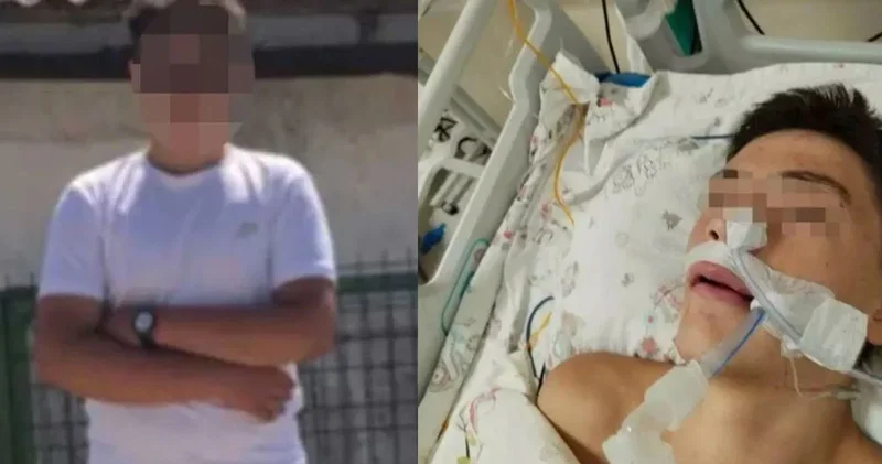 Ayağıma bastın diyerek arkadaşını öldüresiye dövdü! 14 yaşındaki çocuk yaşam mücadelesi veriyor