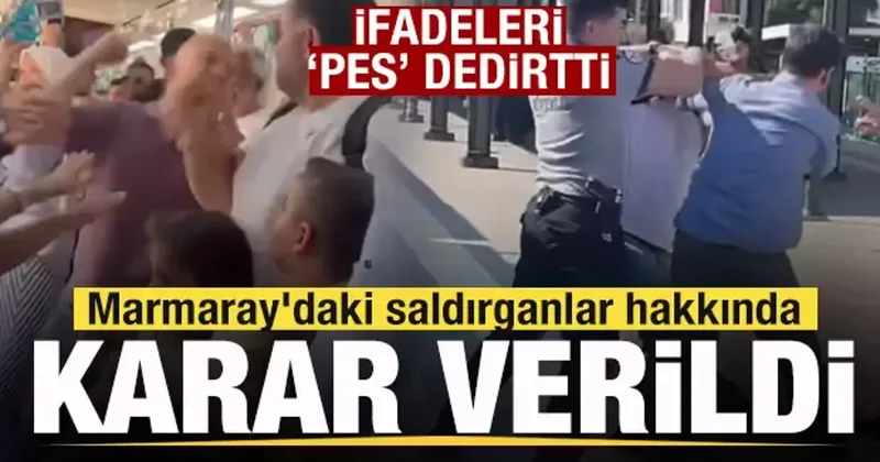 Marmaray daki saldırganlar hakkında mahkemeden karar! İfadeleri Pes dedirtti