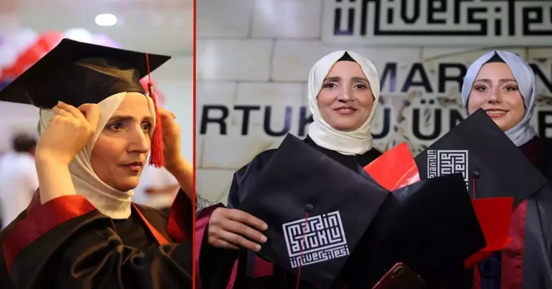28 mağduru anne kızıyla birlikte mezun oldu: Okumanın önünde engel olmaması gerekir