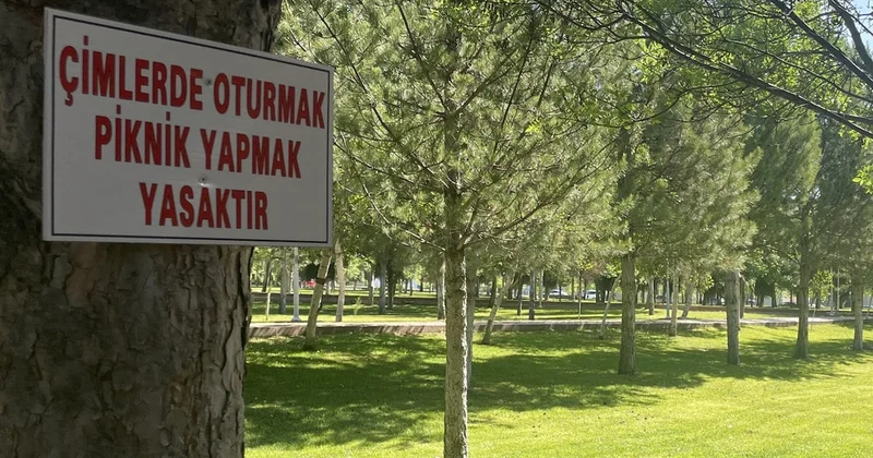 Öğrenciye nefes yok: “Çimlere oturmak yasaktır” Sözcü Gazetesi