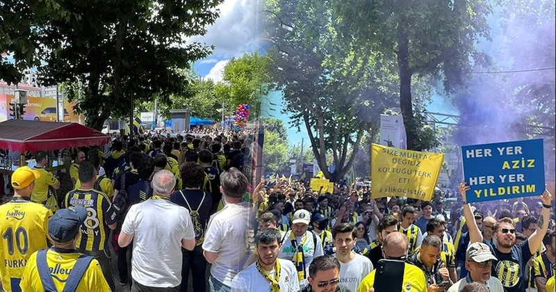 Fenerbahçe taraftarı istifa için yürüdü! Binler katıldı Sözcü Gazetesi