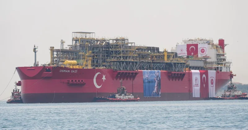 Osman Gazi gemisi Filyos Limanı nda