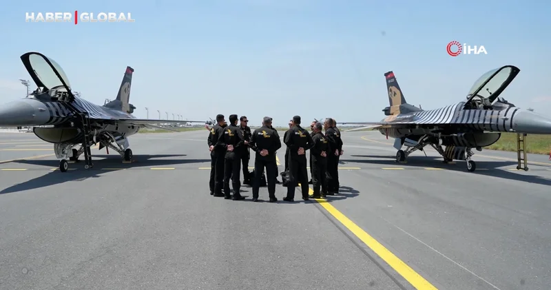 SOLOTÜRK Gösteri Ekibi İstanbul’un fethi etkinleri için yaptığı gösteriye böyle hazırlandı