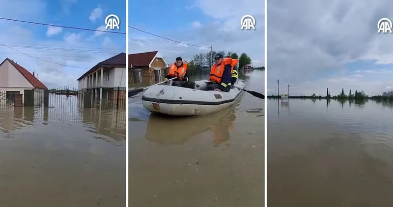 Romanya sele teslim, yüzlerce kişi tahliye edildi